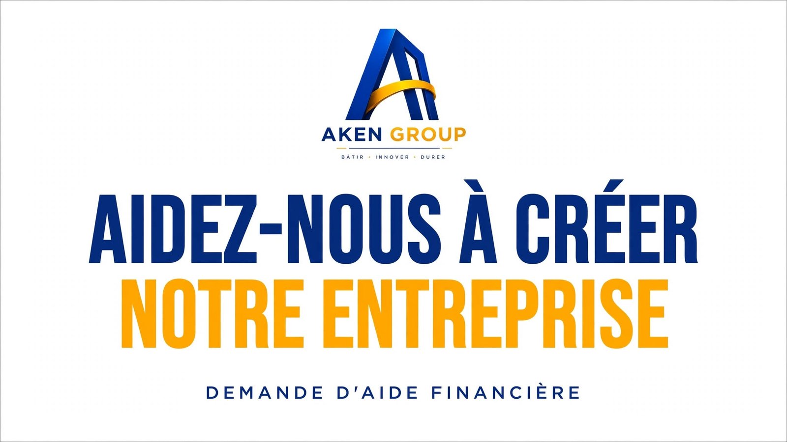 Soutenir nous pour la création de notre entreprise